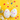 A top-down view of two white Easter eggs, each decorated with a vibrant pattern of tiny colorful hearts and dots, placed on a bright yellow background. The yellow surface is scattered with small, heart-shaped confetti in various colors like red, pink, blue, and white. In the bottom left corner, a bouquet of white daisy-like flowers with yellow centers and green stems adds a fresh, natural touch.