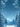 A vertical digital illustration of a peaceful winter forest scene, dominated by shades of blue and white. Snow-covered evergreen branches frame the top, while tall, snow-dusted pine trees line the sides, leading into a valley of smaller trees and distant mountains. Numerous white snowflakes gently fall across the entire image, covering the ground and branches, creating a deep sense of a winter wonderland.