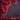 A close-up view of bright red poinsettia flowers with vibrant green leaves positioned along the left side, appearing to have small water droplets or glitter on their petals. The dark, blurred background is filled with numerous sparkling red, pink, and white bokeh lights and subtle star-like elements, creating a festive and magical atmosphere.