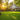 Professional idyllic suburban home with golden hour sunlight - high-quality image for marketing and content creation