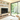 Modern Japandi Living Room & Garden View Stock Photo