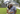 A happy Black man and woman are standing in a close embrace, smiling warmly at the camera, in front of their newly built suburban house. The woman has long braided hair and is wearing a white dress with a subtle floral pattern, while the man wears a blue and white plaid shirt. The modern two-story house features dark gray brick, light-colored siding, and a dark shingle roof, set against a freshly manicured green lawn with sparse landscaping.