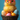 A bright yellow, extremely fluffy baby chick with tiny orange feet is centered in a dark brown wicker basket, prominently wearing oversized pink round eyeglasses. It is nestled among four decorated Easter eggs: one white with orange speckles, a pink one with white polka dots, a yellow one with white polka dots, and a light blue egg with subtle texture, all against a solid teal-blue background.