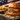 Burger with American Flag Graphic