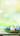 A vertical image featuring four pastel-colored Easter eggs with intricate white designs, resting in a nest of green hay. The eggs are teal, pink, lime green, and lavender blue, arranged on a weathered wooden surface. The background is a soft, blurry bokeh of bright green and yellow, suggesting an outdoor spring setting with soft natural light.