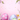 A vibrant, vertical illustration featuring four colorful Easter eggs in pink, light blue, and green, decorated with daisy and stripe patterns. These eggs are nestled among clusters of spring flowers in pink, white, and yellow, with green foliage. The background is a soft pink gradient, adorned with scattered colorful confetti and delicate floral branches framing the upper corners, providing open space for text.