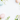 A top-down shot showing six smooth, pastel-colored Easter eggs arranged with small white spring flowers and green leaves on a pure white background. The eggs, in shades of pale yellow, light blue, light pink, and light green, form a gentle border around a significant central white space. The composition is clean and bright, conveying a fresh spring and Easter aesthetic.