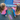 Patriotic Kids Chalk Art Stock Photo
