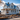 New Construction Farmhouse Stock Photo